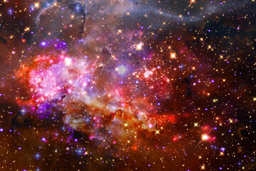 Fototapeta premium Galaxy, nebula and gas. The elements of this image furnished by NASA.