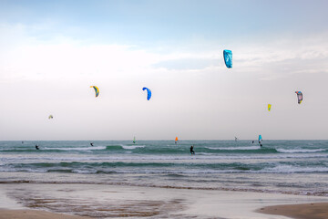 Kitesurf sur la méditérannée