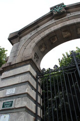 Obraz premium in a cemetery in nantes (france) 