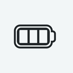 Battery icon illustration