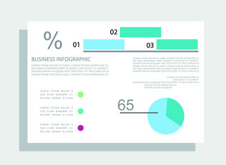 Obraz premium Brochure for business reports, cover layout and infographics