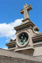 in a cemetery in nantes (france) 