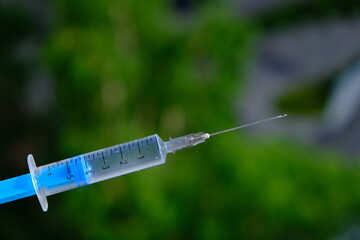 syringe with needle