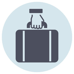 Glyph icon for portfolio.