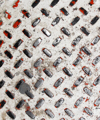 Painted diamond plate texture
