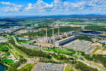 Coal fired power station in Gladstone, Queensland