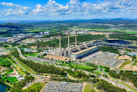 Coal fired power station in Gladstone, Queensland