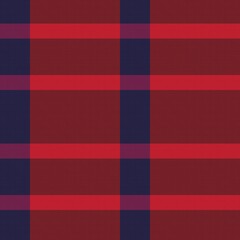 Red Asymmetric Plaid textured Seamless Pattern