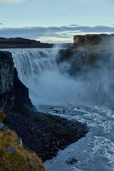 Dettifoss waterfall Iceland the most powerful waterfall in Europe