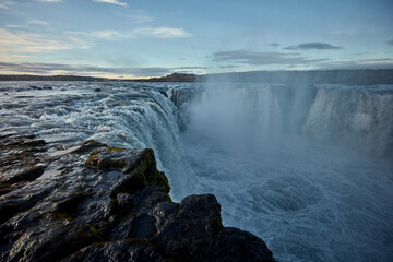 Dettifoss waterfall Iceland the most powerful waterfall in Europe