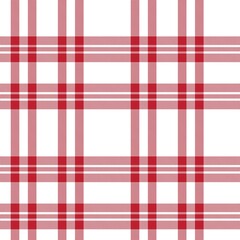 Red Asymmetric Plaid textured Seamless Pattern