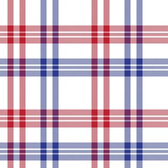 Red Asymmetric Plaid textured Seamless Pattern