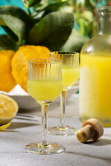 Limoncello, traditional Italian liqueur