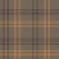 Brown Asymmetric Plaid textured Seamless Pattern