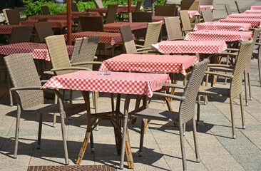 Dining tables and chairs outdoor