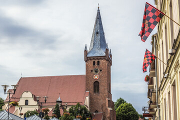 St Mary Magdalene Church in Czarnkow town, Wielkopolska region, Poland