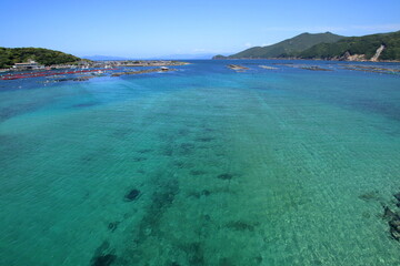 Obraz premium 柏島の海 自然美 初夏 （高知県 大月町）