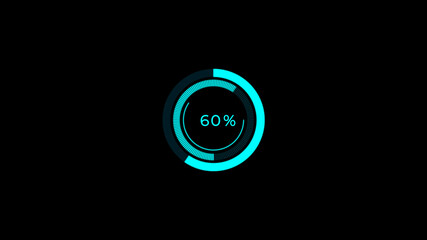 60% HUD element futuristic loading screen