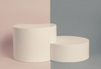 Abstract minimal scene cosmetic background for product presentation