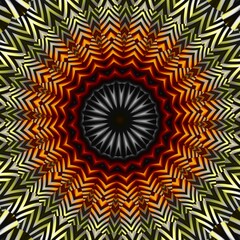 mandala colorful vintage art, ancient Indian vedic background design, old painting texture with multiple mathematical shapes. illustration