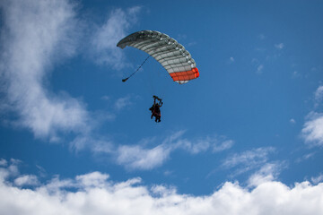 paraglider in the sky