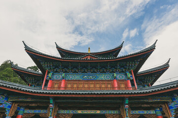 Naklejka premium Traditional archiecture in old town of Lijiang, Yunnan, China