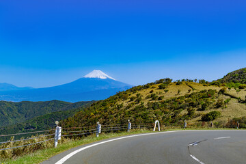 Naklejka premium 静岡県西伊豆スカイラインから見た景色