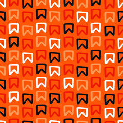 Seamless pattern in vector of typical June party flags. A traditional celebration in Brazil, the São João party. This print is ideal for fabrics, paper, or layout for social media. Surface design