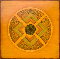 Circle Leaf Pattern