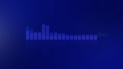 Reflective Audio Wave Equaliser Background