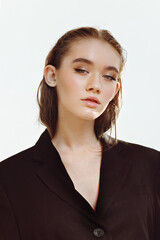 portrait of a beautiful girl glamorous girl