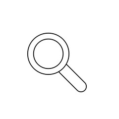 Search Icon. Magnifying Glass Icon. SVG Icon.