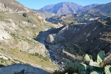 Fototapeta na wymiar Cordigliera vulcanica delle Ande (Perù)