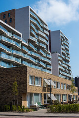 modern living houses in Leiden, Netherlands