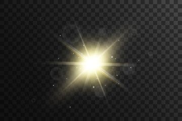 Light flare special effect. vector illustration.	