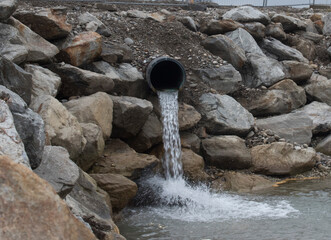 water pipe or tube in hydraulic engineering