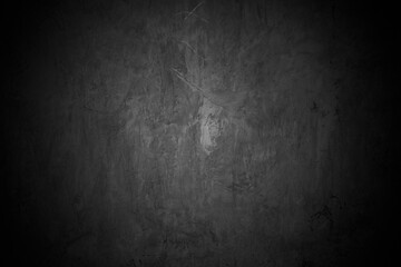 Old wall texture cement dark black gray  background abstract grey color design are light with white gradient background.