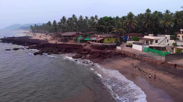 Candolim Beach is located in the district of North Goa in the state of Goa, in India. Baga Beach is a part of the 30 kilometer long stretch of the coast line along the west coast of the Arabian Sea,