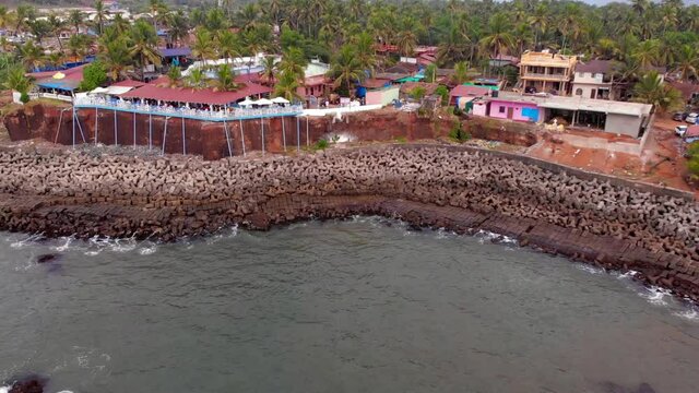 Candolim Beach is located in the district of North Goa in the state of Goa, in India. Baga Beach is a part of the 30 kilometer long stretch of the coast line along the west coast of the Arabian Sea,