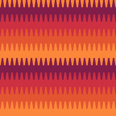 Zigzag lines ornament. Seamless pattern. Jagged stripes motif. Waves ornate. Curves image. Wavy figures background. Digital paper, textile print, web design, abstract illustration. Vector.