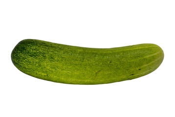Cucumber, a healthy vegetable for eating or making a salad. Clipping path.