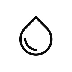 Drop icon vector. Water sign