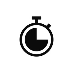 Stopwatch icon vector. Timer sign