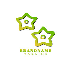 star logo design cartoon icon vector illustration