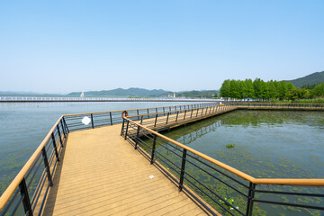 Dongqian Lake Wetland Park, Ningbo, China