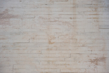 Formwork raw concrete wall with wood impression, grunge background or texture