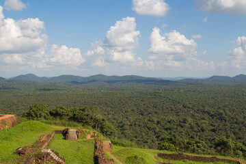 Sigiriya, ion Rock plateau on Sri Lanka