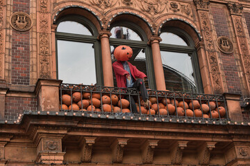 Halloween decoration at Tivoli in Copenhagen, Denmark. . High quality photo Halloween decoration...