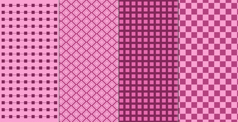Print4 seamless patterns for the universal background. Endless texture can be used for wallpaper, pattern fill, web page background. 