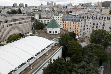 Fototapeta premium Paris Great Mosque and neighbouring buildings, France